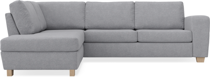 Friday - 2,5-sits soffa med divan vänster - Grå