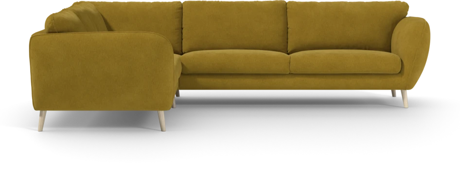 Madison Lux - Hörnsoffa 2+3-sits, hörn 1 - Gul