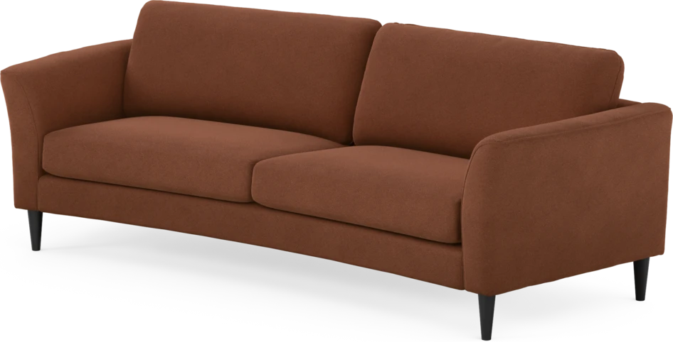 Bridge - 3-sits soffa svängd - Orange