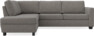 Friday - 2,5-sits soffa med divan vänster - Grå