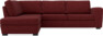 Friday - 2,5-sits soffa med divan vänster - Rosa