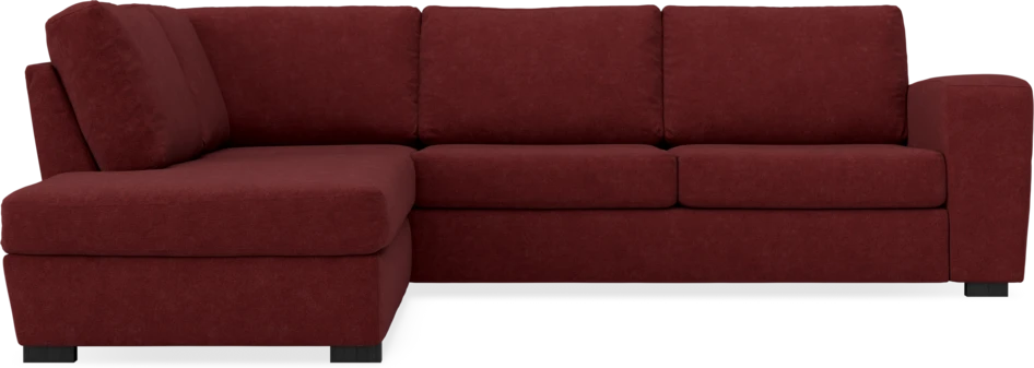 Friday - 2,5-sits soffa med divan vänster - Rosa