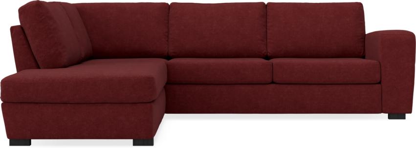 Friday - 2,5-sits soffa med divan vänster - Rosa