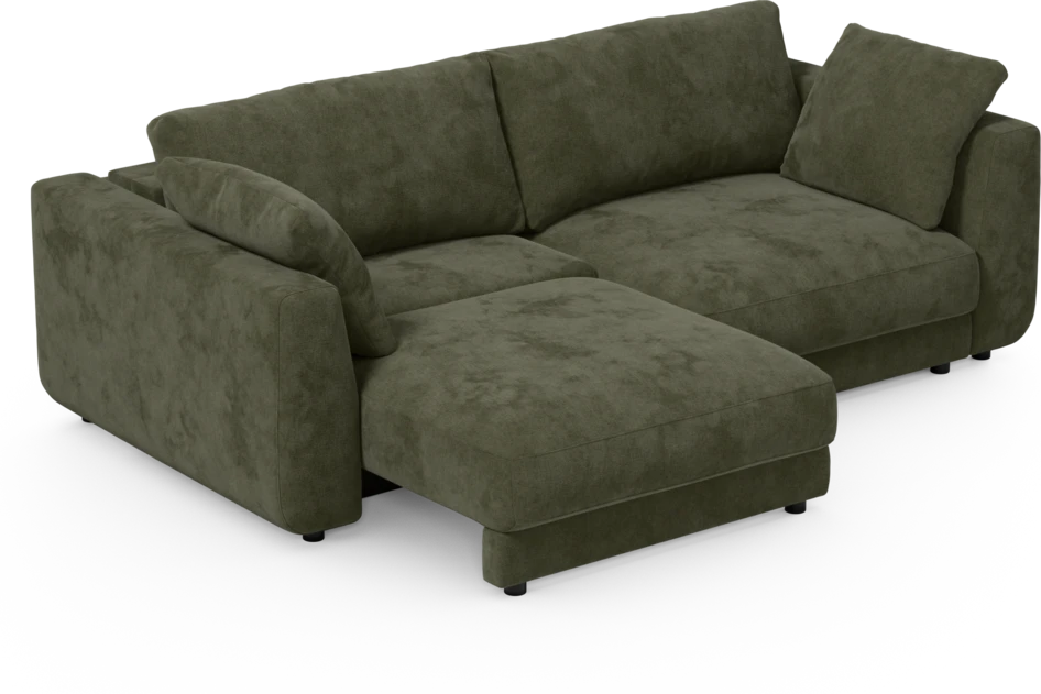 Amie - Bäddsoffa 3-sits - Grön