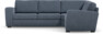 Friday - Hörnsoffa, 2,5+1,5-sits - Blå
