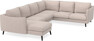 Madison - Hörnsoffa med schäslong vänster - Beige