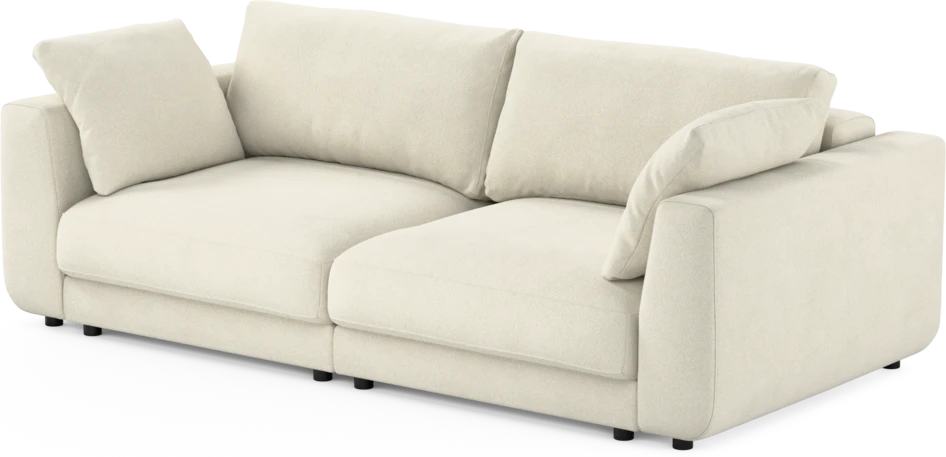 Amie - Bäddsoffa 3-sits - Vit
