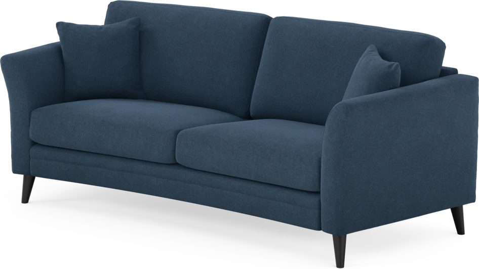 Eden - 2,5-sits soffa svängd - Blå