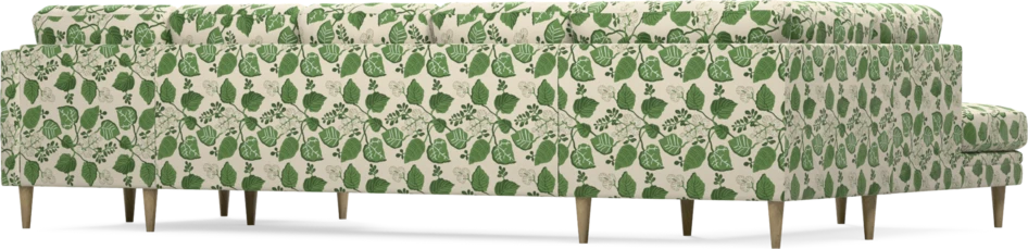 Eden - 3-sits soffa med divan vänster och schäslong höger - Flerfärgad