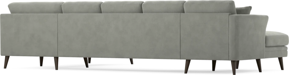 Eden - 3-sits soffa med schäslong vänster och divan höger - Grå