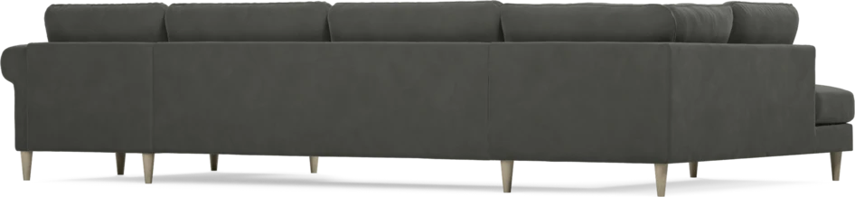 Bridge - 3-sits soffa med divan vänster och schäslong höger - Grå