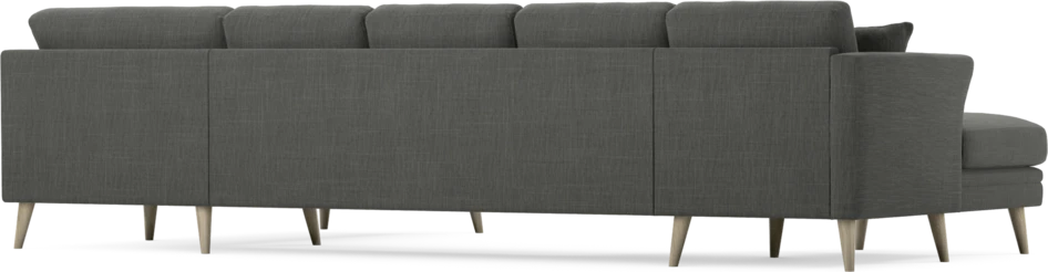 Eden - 3-sits soffa med schäslong vänster och divan höger - Grå