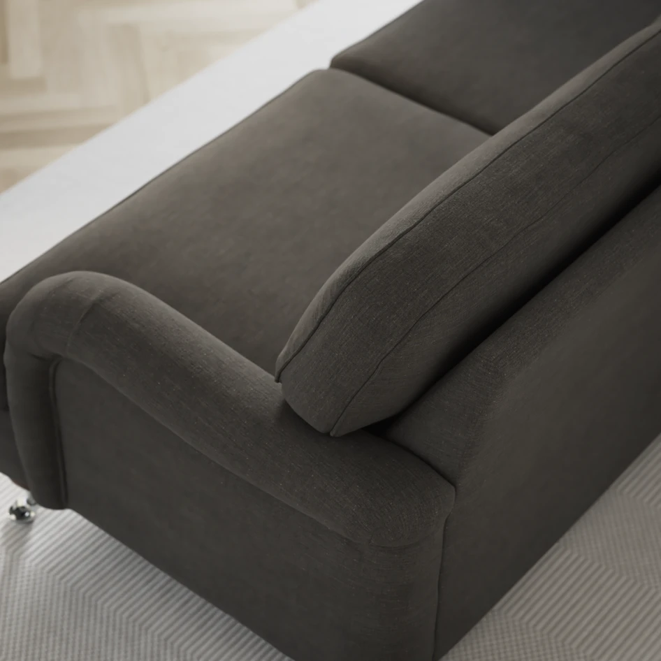 Oxford - 3-sits soffa svängd - Grå