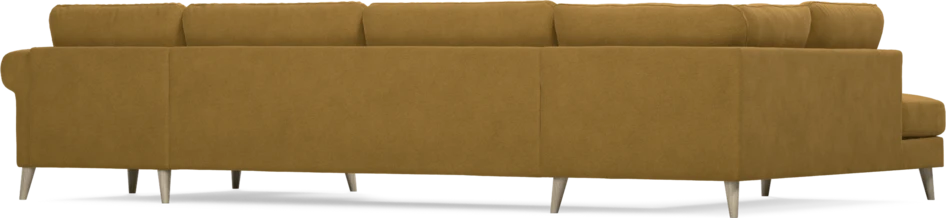 Bridge - 3-sits soffa med divan vänster och schäslong höger - Gul