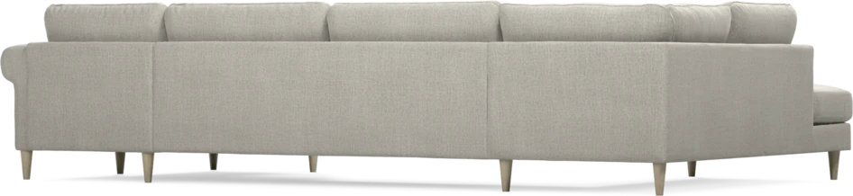 Bridge - 3-sits soffa med divan vänster och schäslong höger - Grå