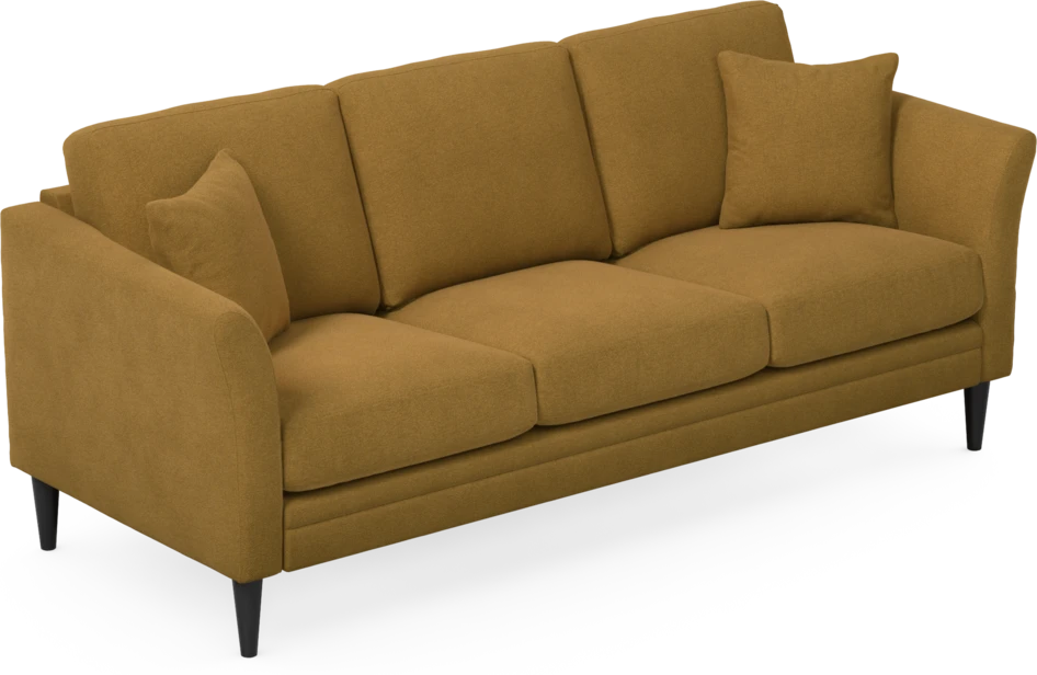 Eden - 3-sits soffa - Gul
