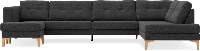 Rio, 4-sits soffa med schäslong vänster och divan höger