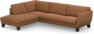 Madison - 3-sits soffa med divan vänster - Orange