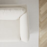 Madison Lux - 2-sits soffa med schäslong vänster - Vit