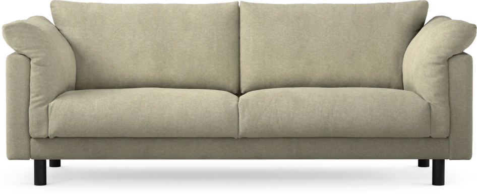 Cherrie - 3-sits soffa, fast klädsel - Beige