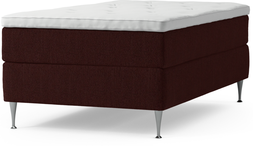 Delux Dream - Kontinentalsäng, enkelsäng 120 cm med bäddmadrass och sängben