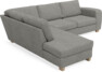 Friday - 2,5-sits soffa med divan vänster - Grå