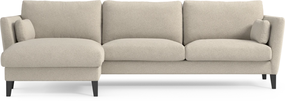 Winston - 3-sits soffa med schäslong, vändbar - Beige
