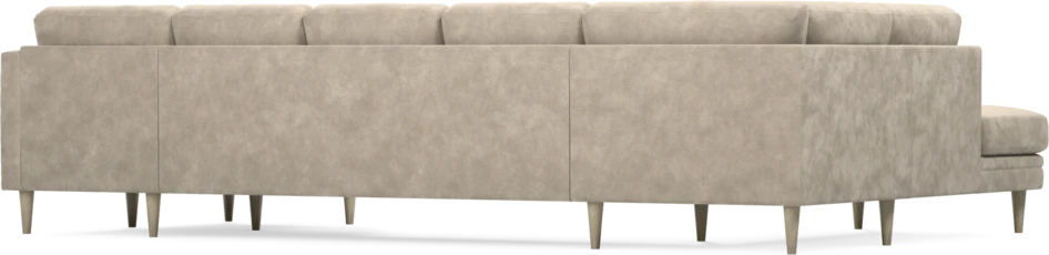 Eden - 3-sits soffa med divan vänster och schäslong höger - Beige