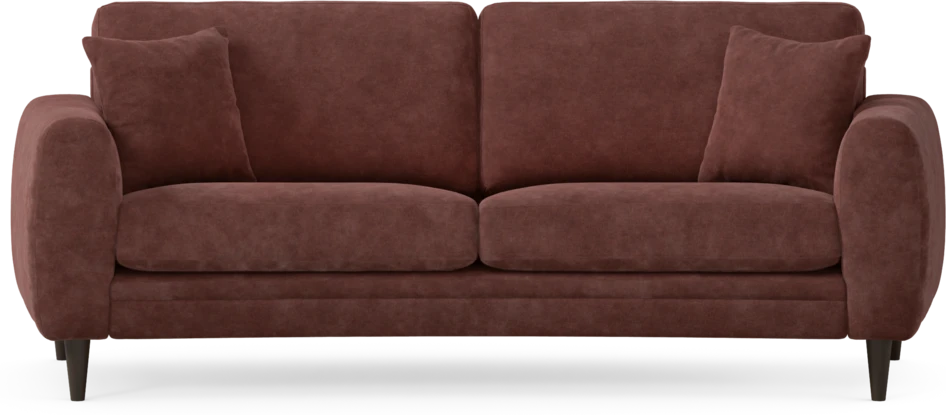 Eden - 2,5-sits soffa svängd - Röd