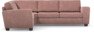 Friday - Hörnsoffa, 1,5+2,5-sits - Rosa