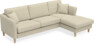Eden - 2,5-sits soffa med schäslong - Beige