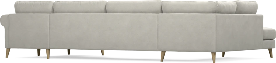 Bridge - 3-sits soffa med divan vänster och schäslong höger - Grå