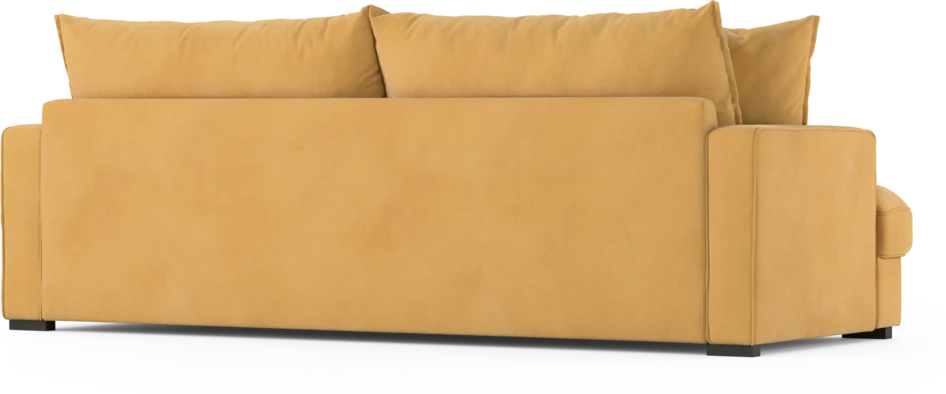 Mila - 4-sits soffa, hel dyna - Gul