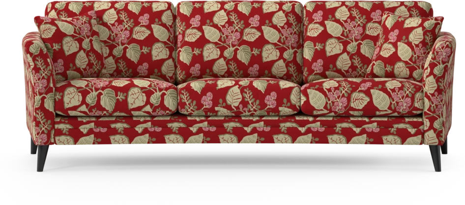 Eden - 3-sits soffa svängd - Flerfärgad