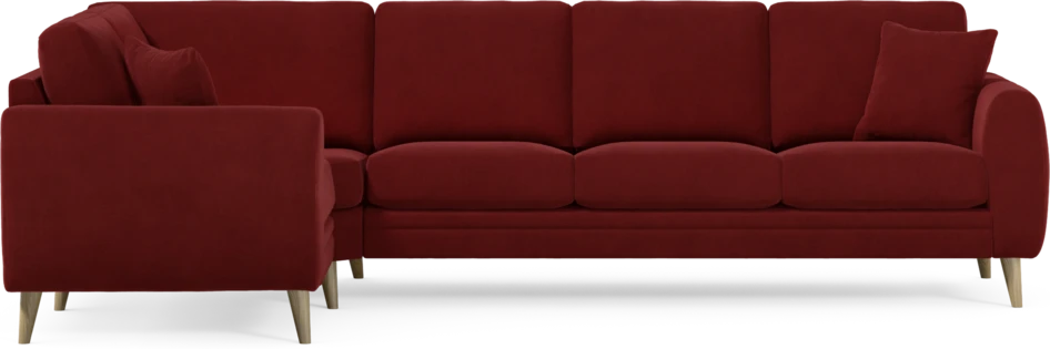 Eden - Hörnsoffa, 1+3-sits - Röd