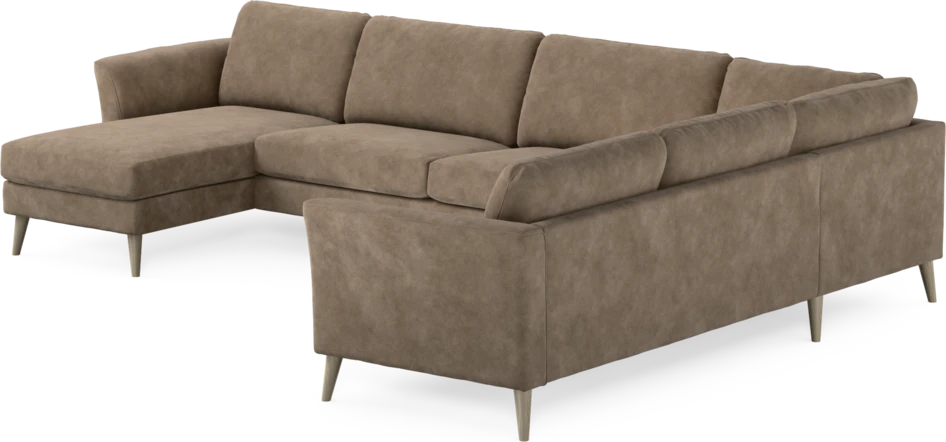Bridge - Hörnsoffa, 3+2-sits med schäslong vänster - Beige