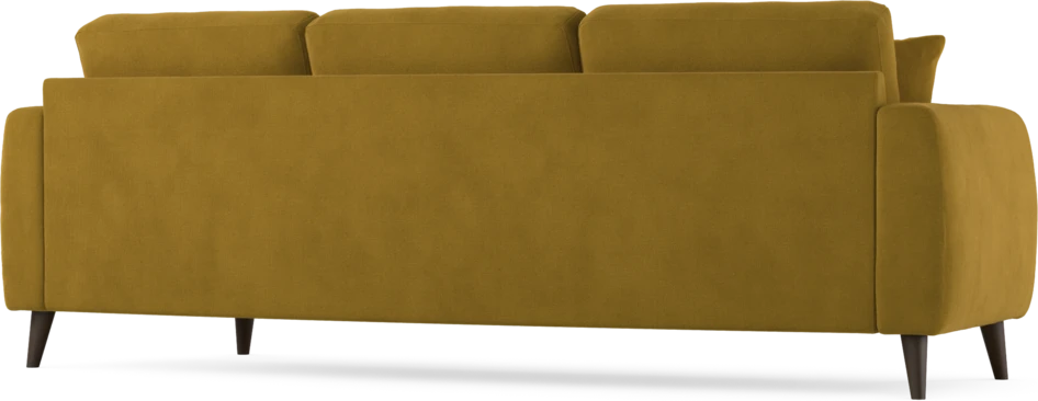 Eden - 3-sits soffa svängd - Gul