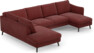 Madison Lux - 2-sits soffa med divan vänster och schäslong höger - Rosa