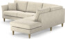 Eden - 2,5-sits soffa med divan - Beige