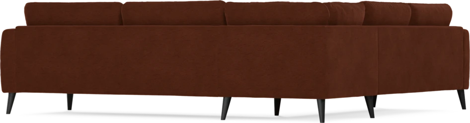 Bridge - Hörnsoffa, 2+3-sits - Orange