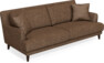 Macy Lux - 3-sits soffa - Brun