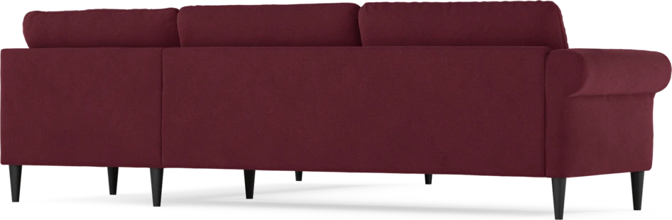 Bridge - Hörnsoffa, 3+2-sits - Röd