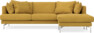Harper - 4-sits med schäslong höger  - Gul