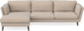 Madison - 3-sits soffa med schäslong vänster - Beige