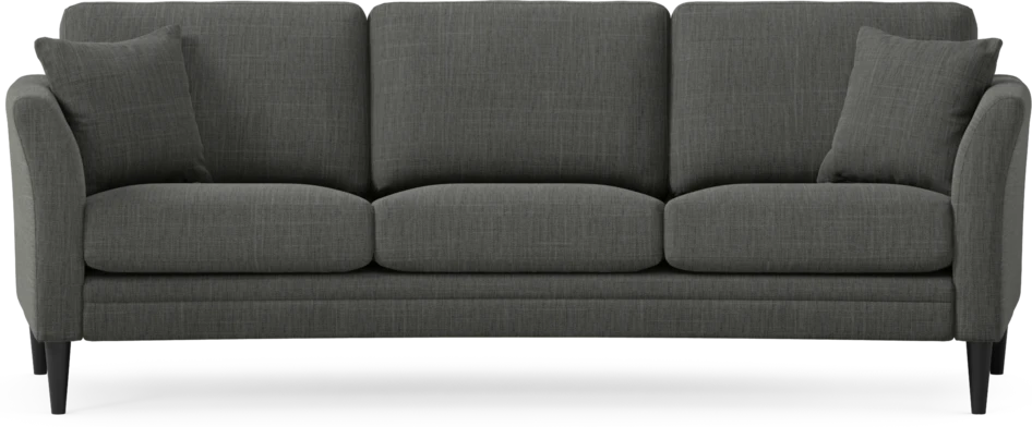 Eden - 3-sits soffa svängd - Grå