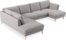 Madison Lux - 2-sits soffa med divan vänster och schäslong höger - Beige
