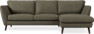 Madison Lux - 2-sits soffa med schäslong höger - Brun