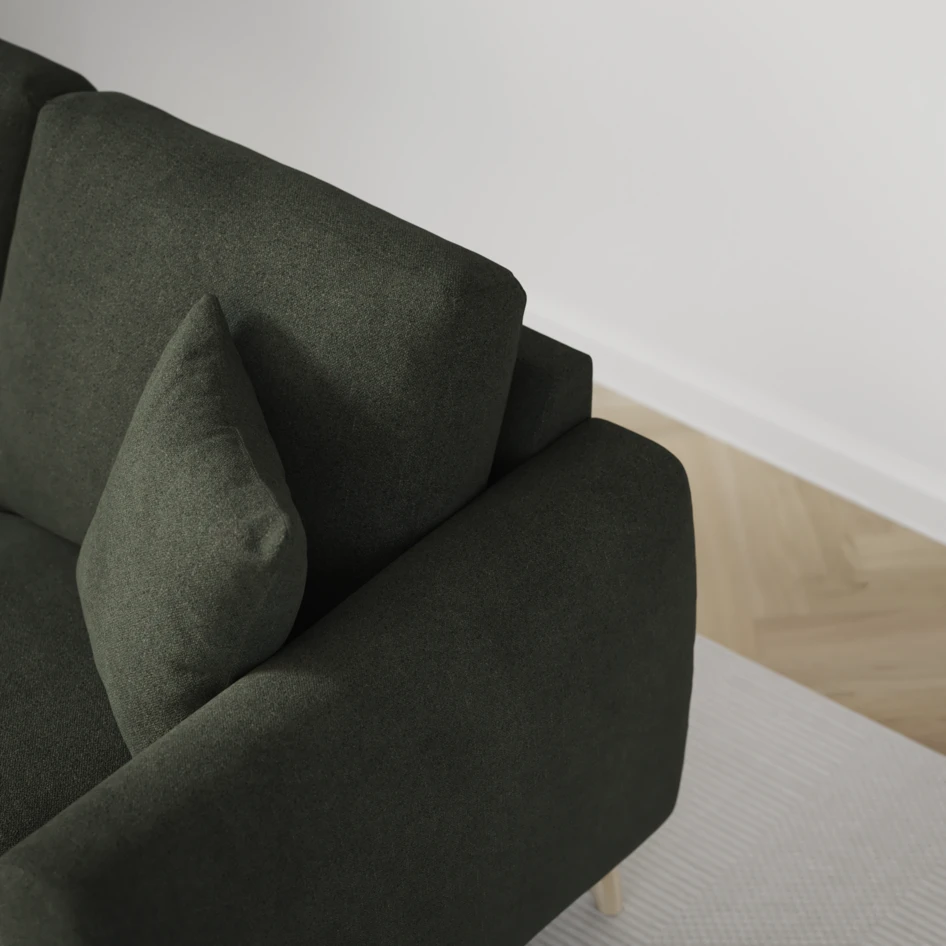 Eden - 2,5-sits soffa - Grön
