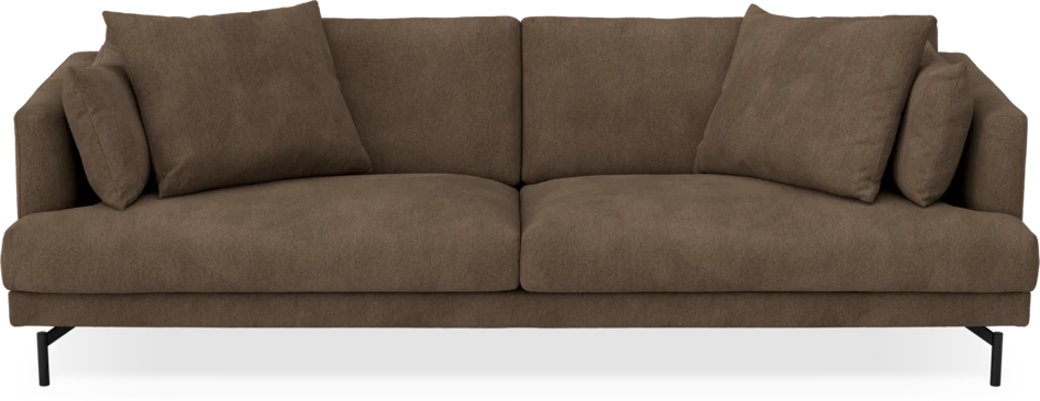 Harper - 4-sits soffa - Brun