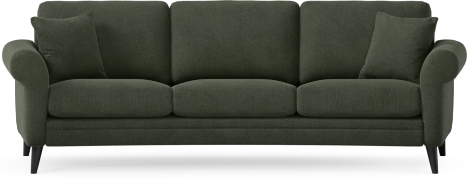 Eden - 3-sits soffa svängd - Grön
